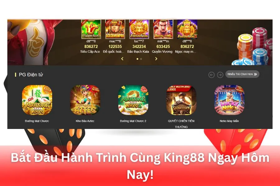 Bắt Đầu Hành Trình Cùng King88 Ngay Hôm Nay!