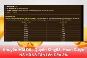 Ảnh đại diện bài viết Khuyến Mãi Độc Quyền King88