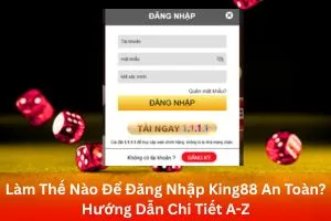 Ảnh đại diện bài viết hướng dẫn Đăng Nhập King88